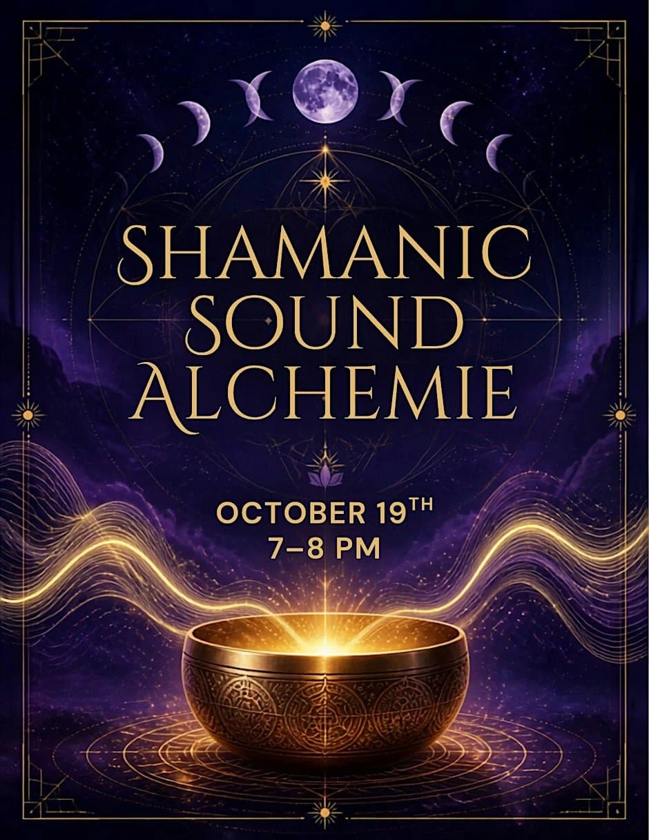 Shamanic Sound Alchemie Healing event flyer